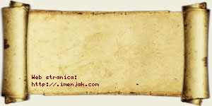 Andjelina Dinić vizit kartica